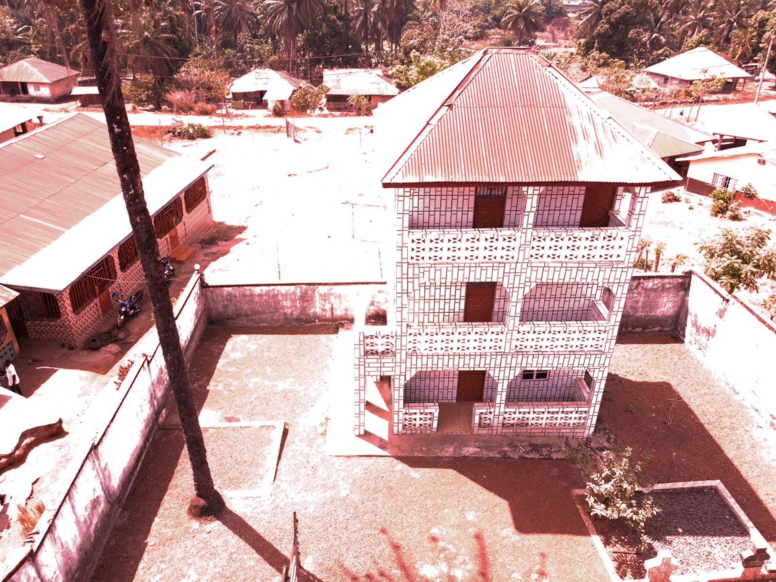 Buildings around Mount Zion